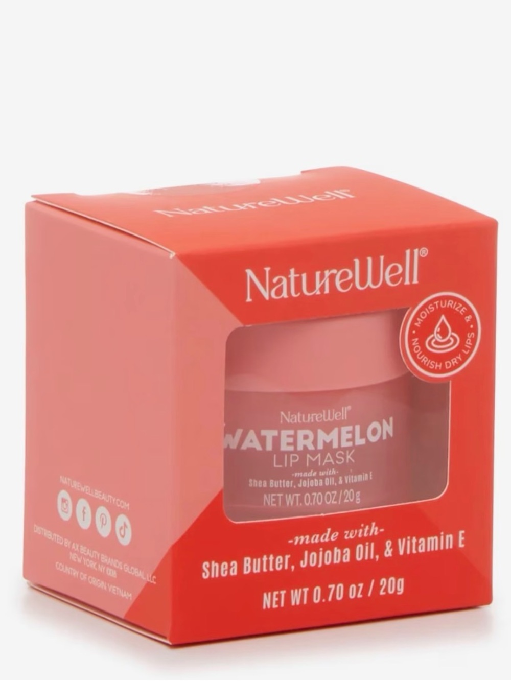 NatureWell Lip Mask Watermelon NWT